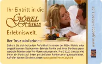 Goebel Hotels CARD 2012 / Bildquelle: Alle Göbel Hotels