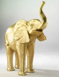 Der Elefant: Symbol von Macht, Weisheit, Frieden, Glück, Kraft und Festigkeit. Bildquelle www.dekowoerner.de