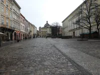 Fotoimpressionen von Lemberg Lviv, hier der Marktplatz; Bildquelle Hotelier.de