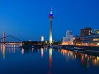 Die Skyline von Düsseldorf