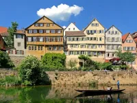 Tübingen an einem idealen Urlaubstag