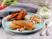 Friesenkrone Bratfilets passen gut zu Kartoffeln und Süßkartoffeln.