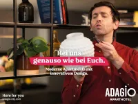 Adagio Werbekampagne Design / Bildquelle: Beide Adagio