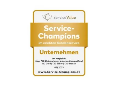Service-Champions Österreich 2023 gekürt